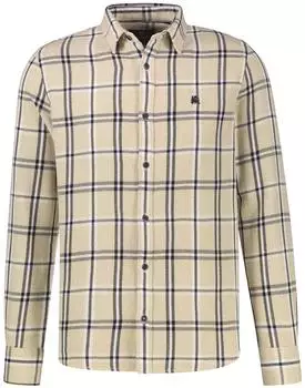 Lerros Legeres Karohemd aus hochwertiger Baumwolle - Gravel Beige (2691086_13902)