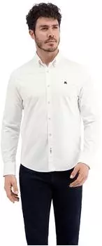 Lerros Herrenhemd im Oxfordstyle aus Baumwolle mit Stretchanteil - White (2681120_10002)