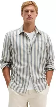 Marc O'Polo Twill-Hemd regular aus Bio-Baumwolle und Lyocell (5000011877) beige