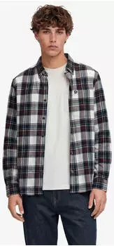 Superdry Cotton Lumberjack Regular Fit Langarmhemd (M4011197A) skylar check white