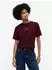 Tommy Hilfiger Gold Script MDRN C-NK S/S Tee Kurzarmshirt (143423444) deep burgundy