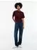Tommy Hilfiger Gold Script MDRN C-NK S/S Tee Kurzarmshirt (143423444) deep burgundy