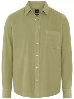 Hugo Boss Slim-Fit Hemd aus funktionalem Stretch-Jersey (50503554) khaki