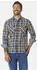 Babista Hemd ECCELLI Langarmhemd relaxed fit (51460714) blau gelb kariert