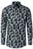 Venti Business Shirt Langarm Print Body Fit dunkelblau