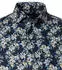 Venti Business Shirt Langarm Print Body Fit dunkelblau