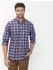 BRAX Herren Karohemd Style DANIEL mauve helles lila Gr. (740121_74415100_89)