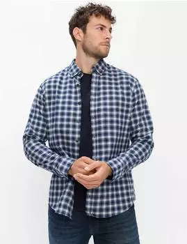 BRAX Herren Hemd Style DANIEL navy dunkelblau Gr. (740128_74415200_23)