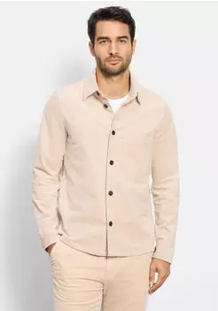 OLYMP Casual Overshirt Kent Langarmhemd (43898965) beige