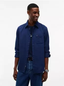 Tommy Hilfiger TJM Regular Flannel Flanellhemd (34667738) basic navy