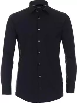 Venti Businesshemd Langarm Uni (31240444) mittelblau