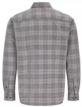 Jack & Jones Jorfrederiksberg Flannel Overshirt Langarm (12301352) schwarz