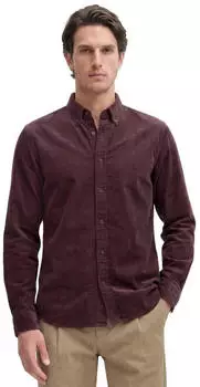 Marc O'Polo Langarmhemd Regular Fit mit Button-Down-Kragen Faded deep mullberry