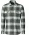 CASAMODA Flanellhemd Casual Fit Kentkragen kariert (126132430) grün