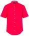 JP 1880 Hemd Halbarm Leinenmix Stehkragen Modern Fit (815225) rot