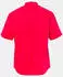 JP 1880 Hemd Halbarm Leinenmix Stehkragen Modern Fit (815225) rot