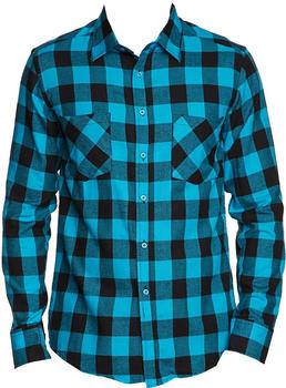 Urban Classics Regular Fit Karo Flanell black/green (UC297BT.999)