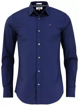 Tommy Hilfiger Stretch Slim Fit Shirt blue (DM0DM04405-002)
