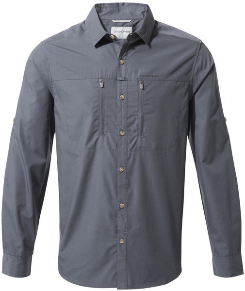 Craghoppers Kiwi Boulder Longsleeved Shirt (CMS612) ombre blue
