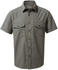 Craghoppers Kiwi Short-Sleeved Shirt (CMS339) dark grey