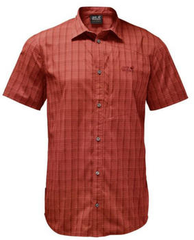 Jack Wolfskin Rays Stretch Vent Shirt Men mexican pepper checks