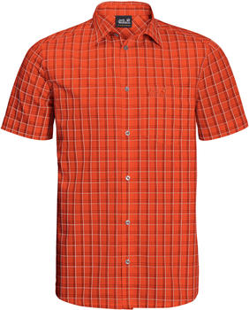 Jack Wolfskin Hot Springs Shirt M (1402332) saffron orange checks