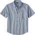 Patagonia Men's Organic Cotton Slub Poplin Shirt (51775) end on end: superior blue