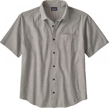 Patagonia Men's Organic Cotton Slub Poplin Shirt (51775) end on end: forge grey