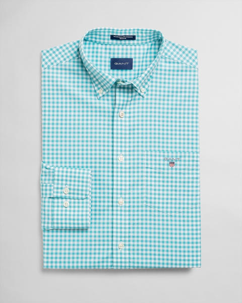 GANT Broadcloth Gingham Shirt aqua (3046700-450)
