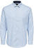 Selected Slim Fit Shirt (16058640) sky blue stripes