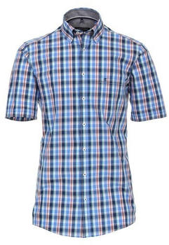 CASAMODA Melange Hemd Halbarm kariert (993118800) blau