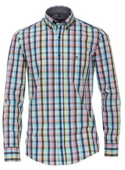 CASAMODA Gepeachtes Hemd kariert (403348700) blau