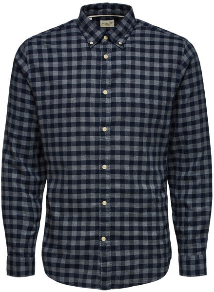 Selected Flannel Shirt (16074464) dark blue