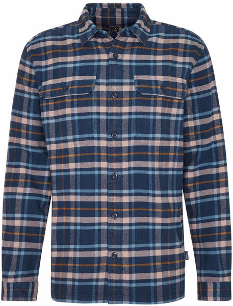 Patagonia Men's Long-Sleeved Fjord Flannel Shirt independence: new navy