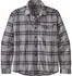 Patagonia Men's LS Lightweight Fjord Flannel Shirt lawrence: salt grey