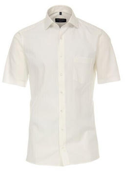 CASAMODA Popeline Hemd Halbarm Uni 008530 weiss