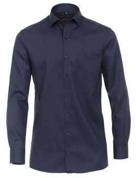 CASAMODA Twill Hemd Uni 006880 blau