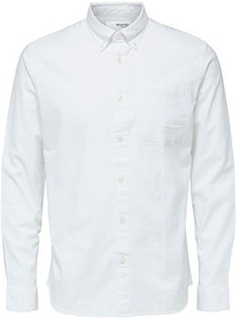 Selected Slhregrick-ox Flex Shirt Ls W Noos (16077359) white