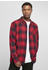 Urban Classics Oversized Checked Grunge Shirt (TB3799-02374-0042) black/red