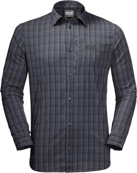 Jack Wolfskin Rays Flex Shirt M ebony checks
