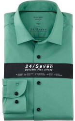 OLYMP Level Five 24/Seven Body Fit Businesshemd New York Kent grün (2008-64-45)