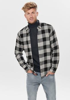 Only & Sons Onsgudmund Life Ls Checked Shirt Noos (22007112) griffin