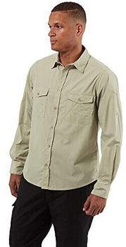 Craghoppers Kiwi Long Sleeved Shirt (CMS700) oatmeal