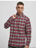 Urban Classics Plaid Cotton Shirt (TB3977-02833-0042) asphalt/red