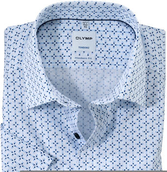 OLYMP Tendenz Kurzarmhemd Modern Fit New Kent bleu (86207-72-11)