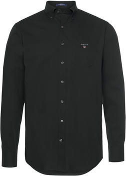GANT Regular Broadcloth Hemd black (3046400-5)
