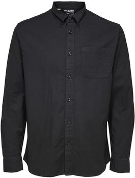 Selected Slhregrick-ox Flex Shirt Ls W Noos (16077359) black