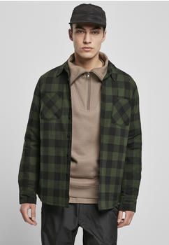 Urban Classics Padded Check Flannel Shirt (TB3958-03279-0040) black/forest