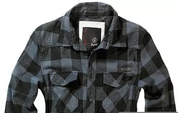 Brandit Check Shirt (4002) black/grey