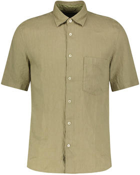Marc O'Polo Short-sleeved shirt made of pure linen (M23742841034) petrified oak